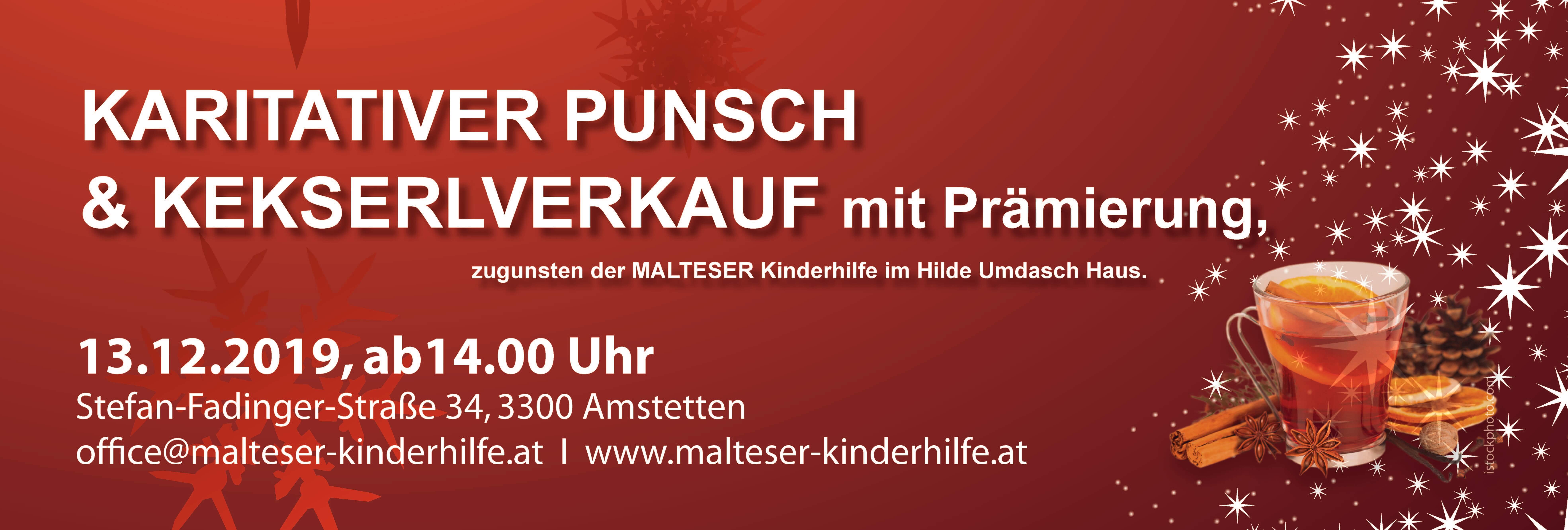 Malteser Kinderhilfe Punsch Hilde Umdasch Haus Veranstaltung MKH HUH