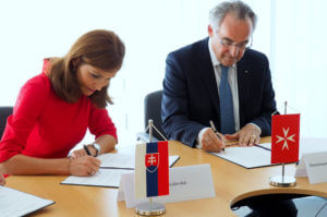 Memorandum of Understanding Zusammenarbeit Gesundheitsministerium Slowakei Malteserorden Veranstaltung