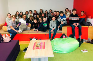 Malteser Kinderhilfe Besuch 3c Stiftsgymnasium Melk Hilde Umdasch Haus MKH HUH