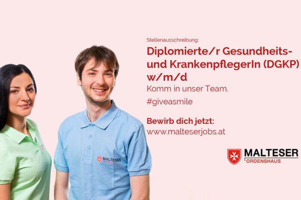 Malteser Ordenshaus Jobanzeige DGKP low
