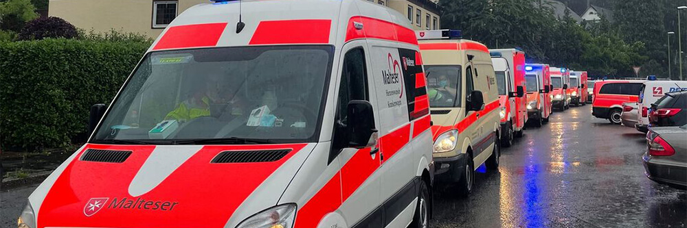Malteser Deutschland Hochwasser bedrohlich BB