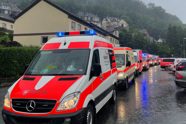 Malteser Deutschland Hochwasser bedrohlich TB