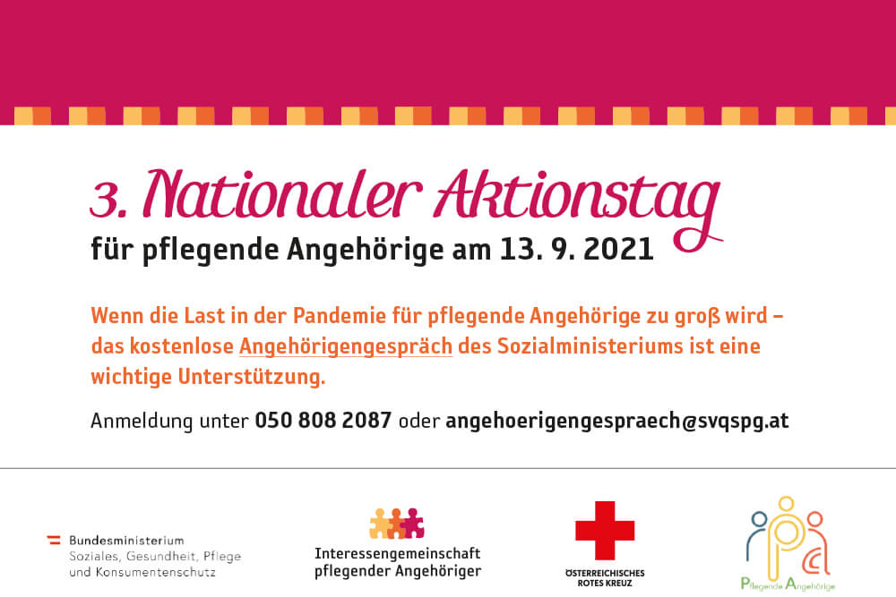 Dritter Aktionstag fuer pflegende Angehoerige