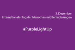 PurpleLightUp Internationaler Tag der Menschen mit Behinderung TB
