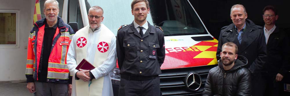 Malteser Tirol Autosegnung und Monatsmesse BB