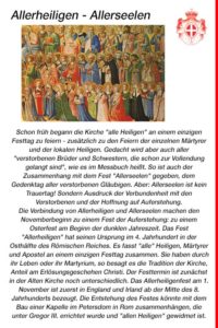 Christliche Feiertage HP Allerheiligen