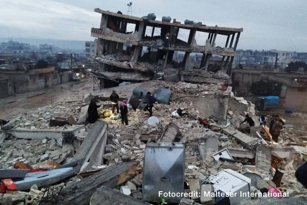 Malteser International Erdbeben Tuerkei Syrien 2023 02