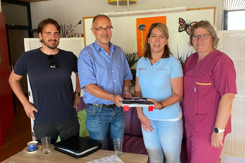 Malteser Kinderhilfe Spende Stablaser Firma Heltschl