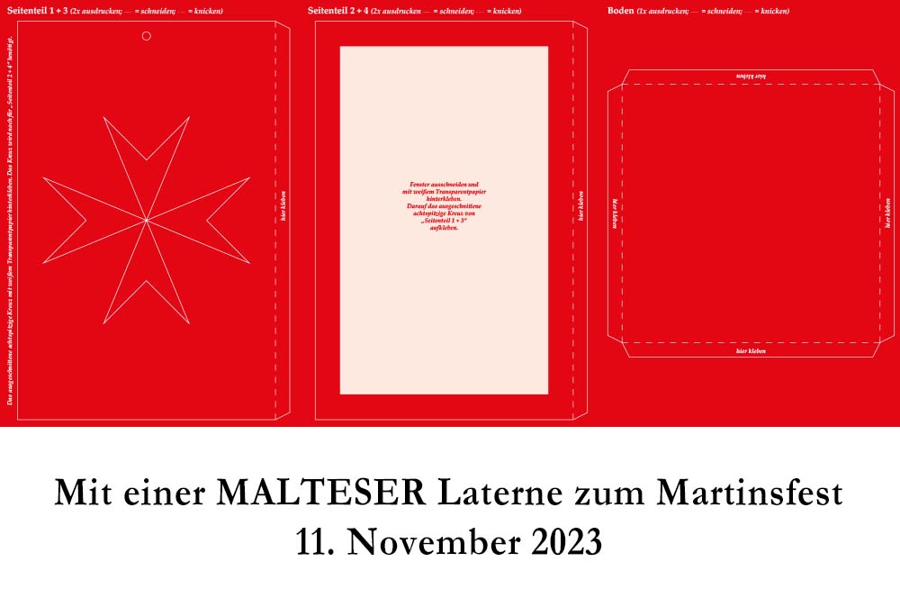Malteserorden Laterne basteln