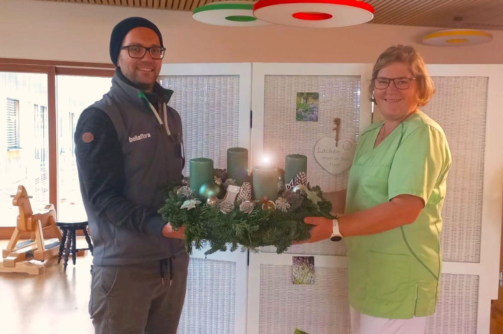 Malteser Kinderhilfe Adventkranz Bellaflora Malteser Kinderhilfe Adventkranz Bellaflora