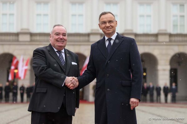 Polens Präsident empfängt den Großmeister des Malteserordens