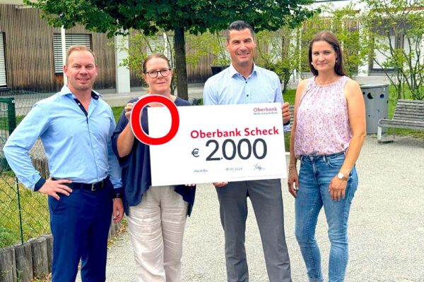 Malteser Kinderhilfe Spende Oberbank für KHL