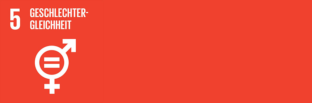 SDG Logo Ziel 5 Geschlechter Gleichheit