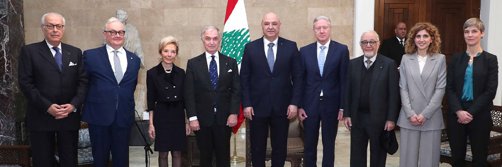 Malteserorden Rom Großkanzler besucht Libanon BB