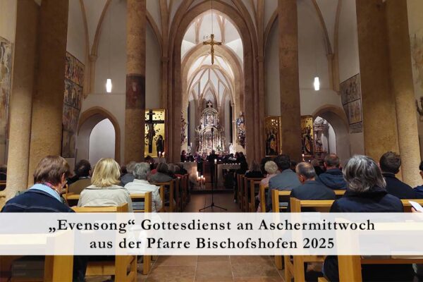 Titelbild Evensong Gottesdienst Bischofshofen 2025