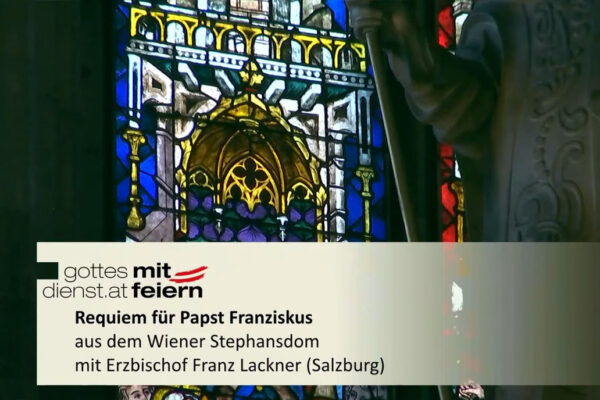 Titelbild Requiem Stephansdom Papst Franziskus 2025