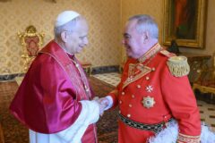 Malteserorden Rom Grossmeister Audienz Papst 06