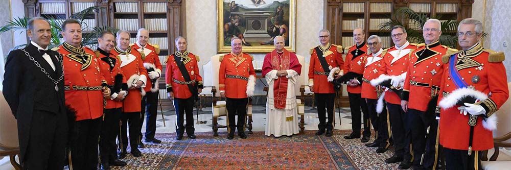 Malteserorden Rom Grossmeister Audienz Papst BB