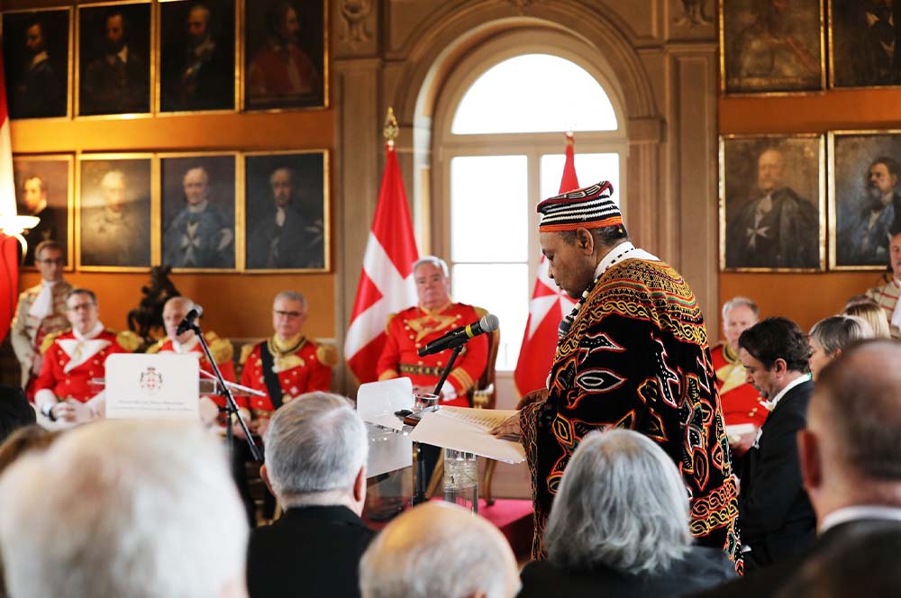 Malteserorden Rom Ansprache Dekan Antoine Zanga 02