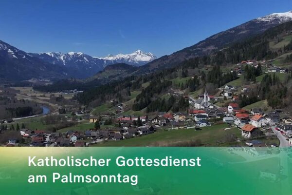 Titelbild Palmsonntagsgottesdienst Pfarre Berg Drautal 2026
