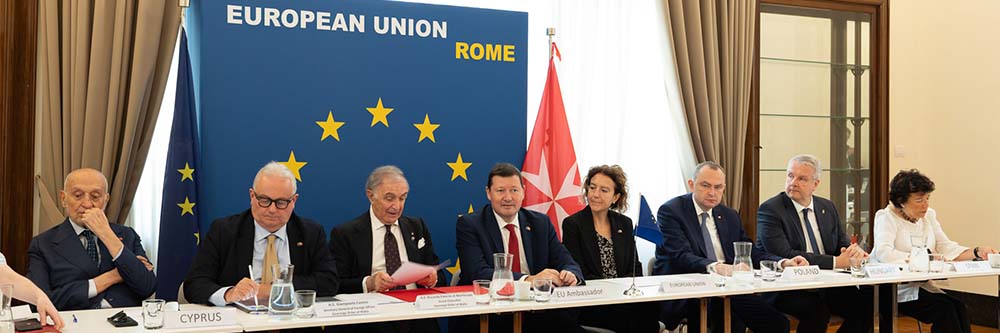 Malteserorden Rom Zusammenarbeit globaler Krisen EU BB