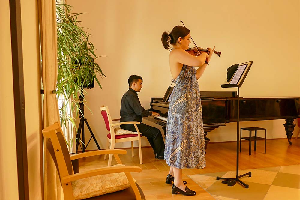 Malteser Ordenshaus Konzert Violine und Flügel 04