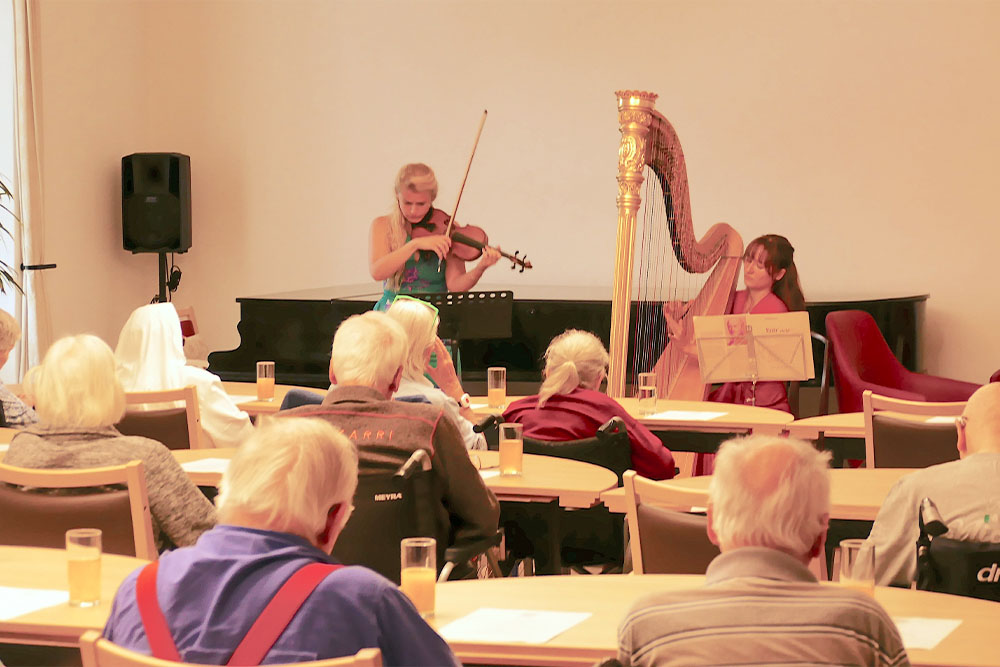 Malteser Ordenshaus Konzert Harfe und Violine 04 Malteser Ordenshaus Konzert Harfe und Violine 04