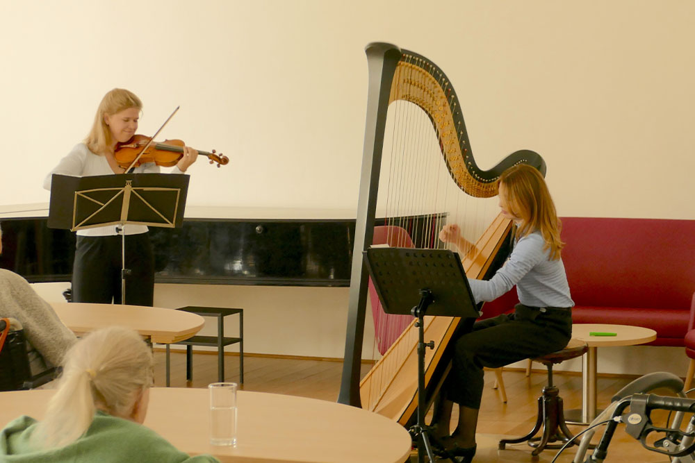 Malteser Ordenshaus Konzert Violine und Harfe 01 Malteser Ordenshaus Konzert Violine und Harfe 01